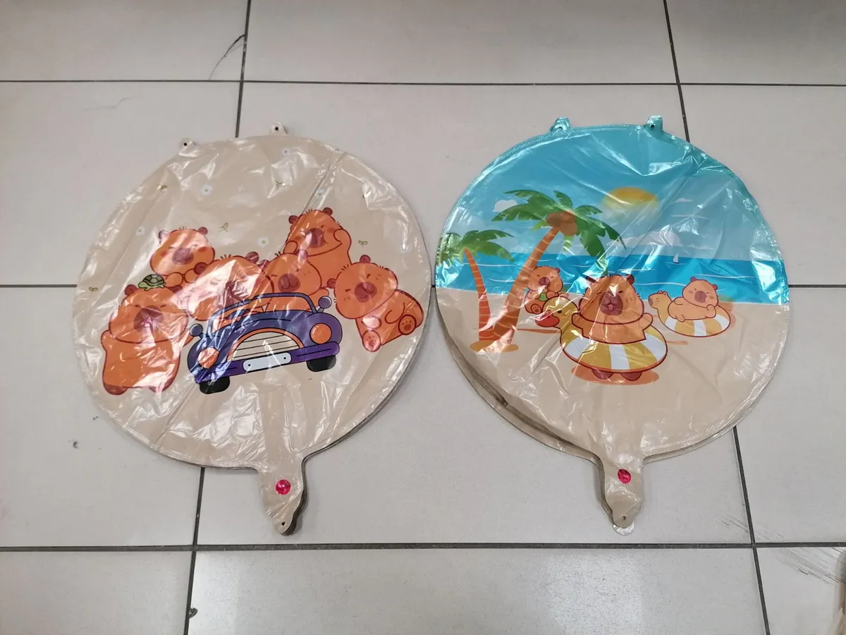 Balony foliowe z misiami i motywem plażowym
