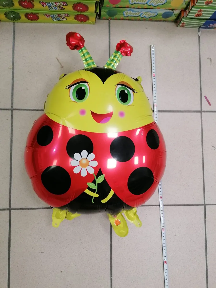 Balon foliowy Biedronka Żółto-Czerwona 90cm