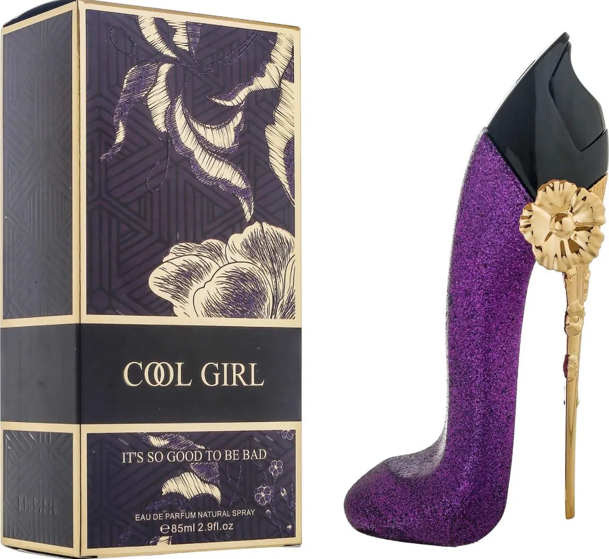 Perfumy Cool Girl fioletowy obcas 85ml EDP