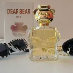 Perfumy Dear Bear Love 100ml w kształcie złotego misia
