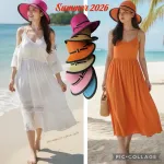 Kapelusz słomkowy Summer 2026 różowy