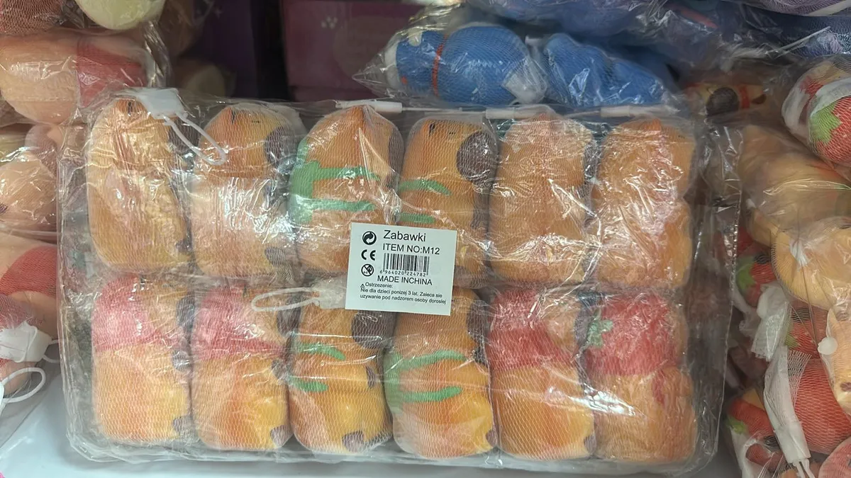 Gniotki Antystresowe Żółte Psy 12 szt.