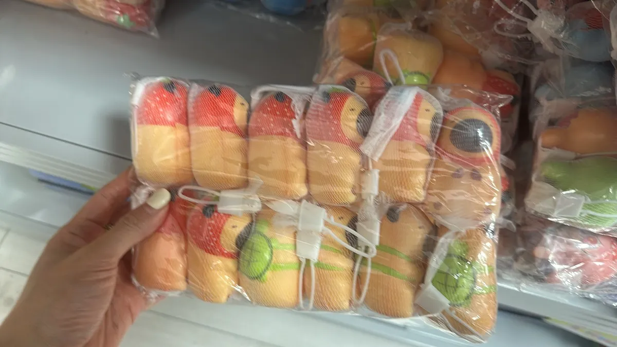 Gniotki Antystresowe Papugi Żółto-Czerwone
