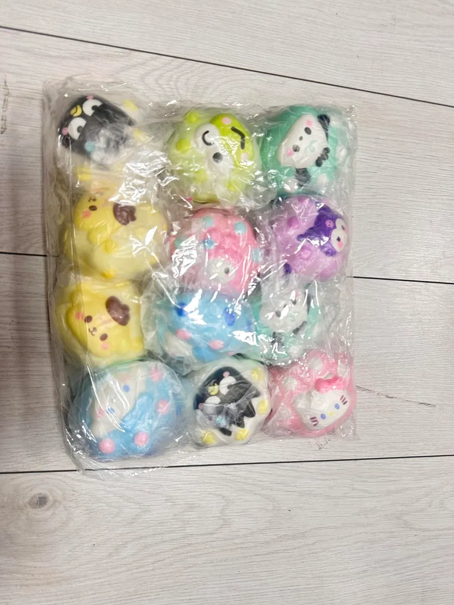 Gniotki Antystresowe Kawaii Mix Kolorów 12 szt