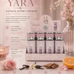 Yara Mgiełka do ciała Eau de Parfum różowa 4 nuty zapachowe