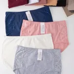 Finella Majtki Damskie z Koronką Szare 2XL-5XL
