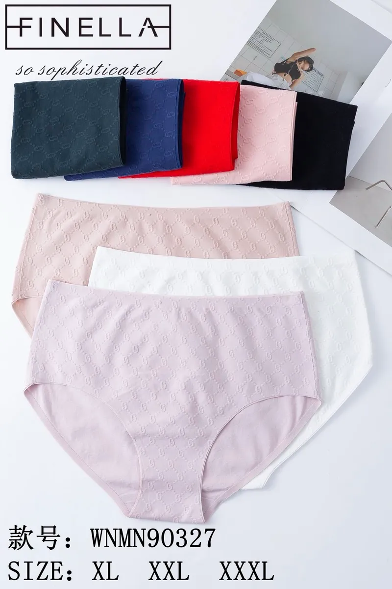 Finella damskie majtki XL-XXXL wzór kratka