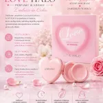 Love Halo Perfumy w Kremie Różowo-Kremowe Serce