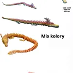 Zabawka 3D Smok Chiński 45cm Mix Kolorów