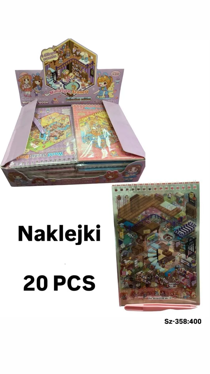Naklejki Miniature Scenery 3D Kolekcja Sz-358:400