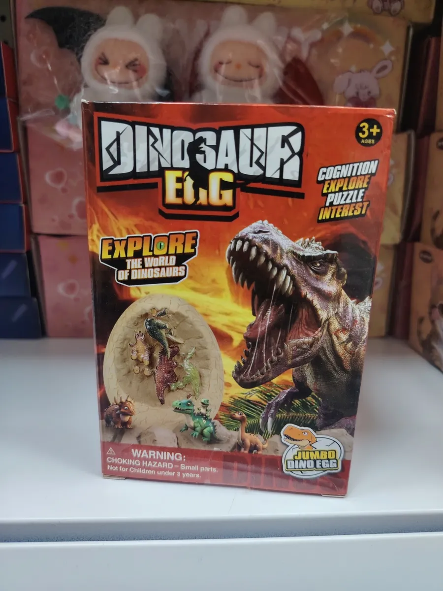 Jumbo Dino Egg Explore World of Dinosaurs Puzzle 3+