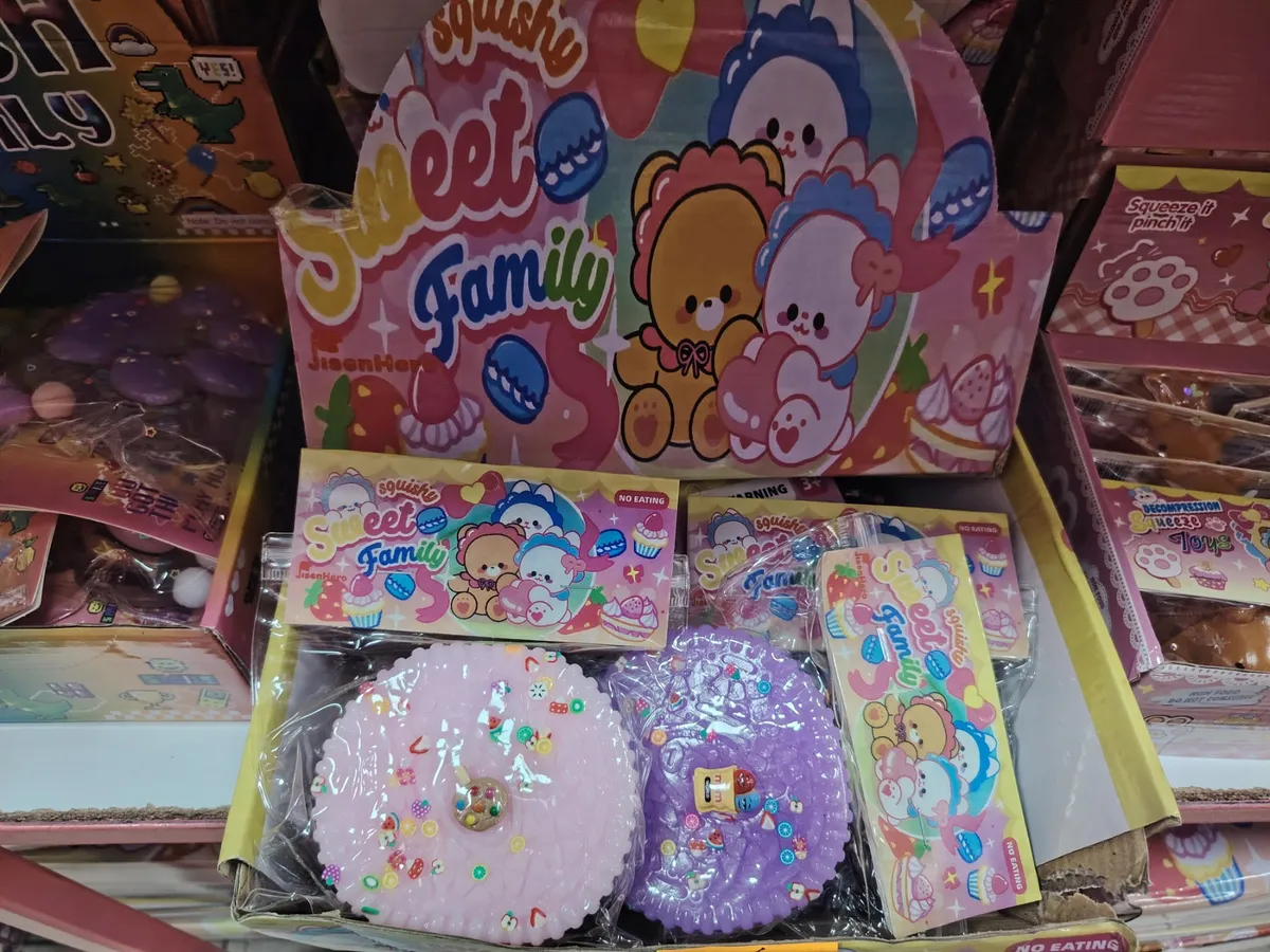Gniotki Squishy Sweet Family Różowe i Fioletowe