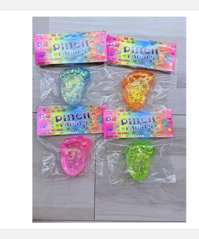 Pop It Baby Foot Glimmer Mix Kolorów Antystres