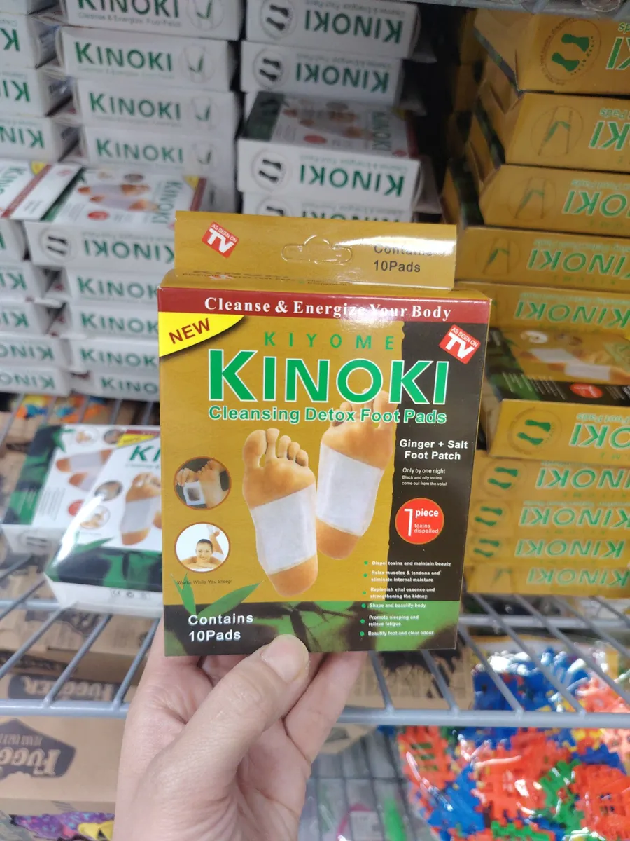 Kiyonoki Cleansing Detox Foot Pads Ginger Salt 10 szt