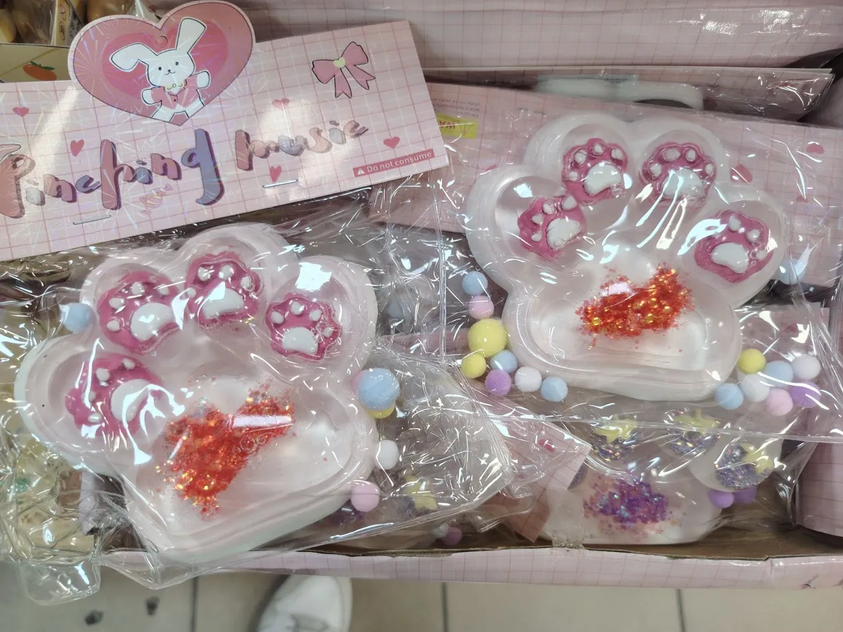 Zestaw DIY Łapki Pinkping z Kulkami Różowe