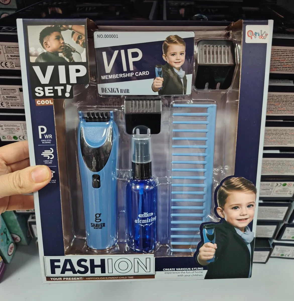 Zestaw Zabawkowy VIP Design Hair Niebieski