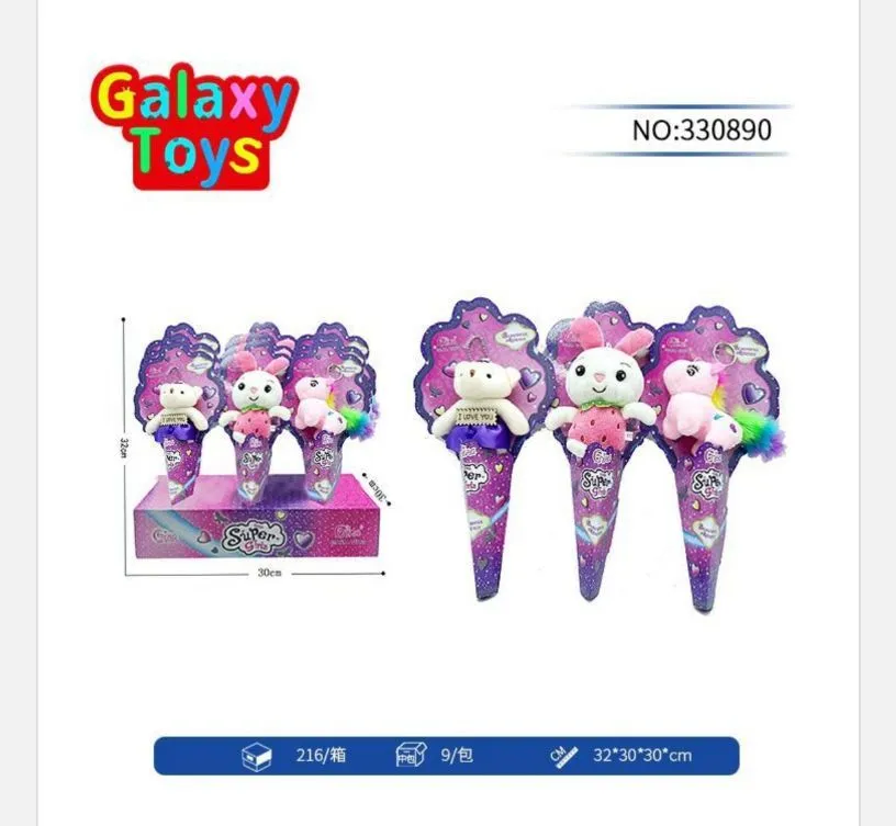 Galaxy Toys Super Slime Girls Zestaw z Zajączkiem Różowym 30cm