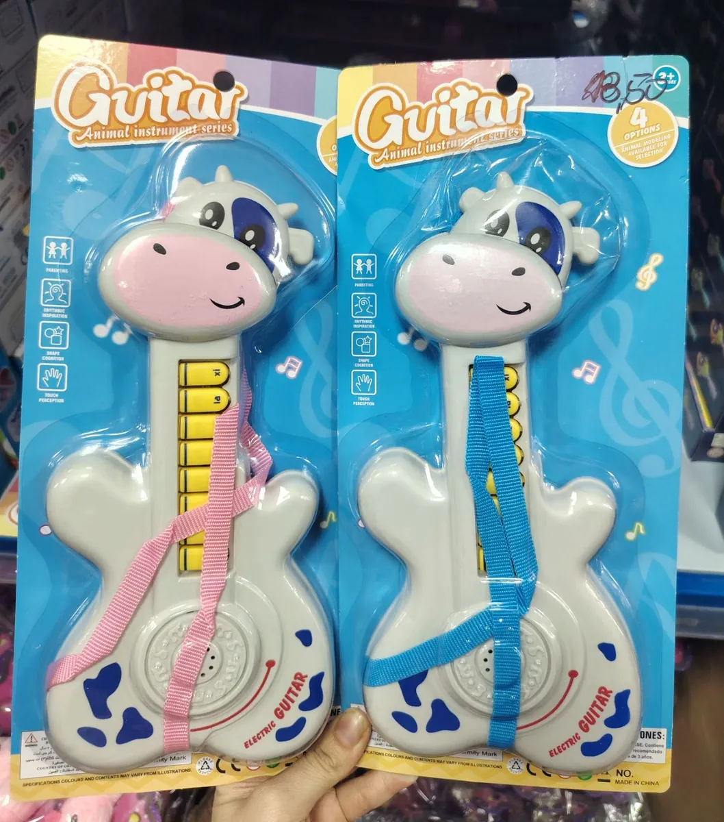 Elektryczna Gitara Zabawkowa Krowa Animal Instrument Series