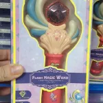 Flash Magic Wand Różowa Magiczna Różdżka z Światłem 3+