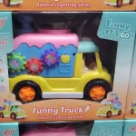 Funny Truck Lodziarnia Elektryczna Żółta z Kolorowymi Elementami