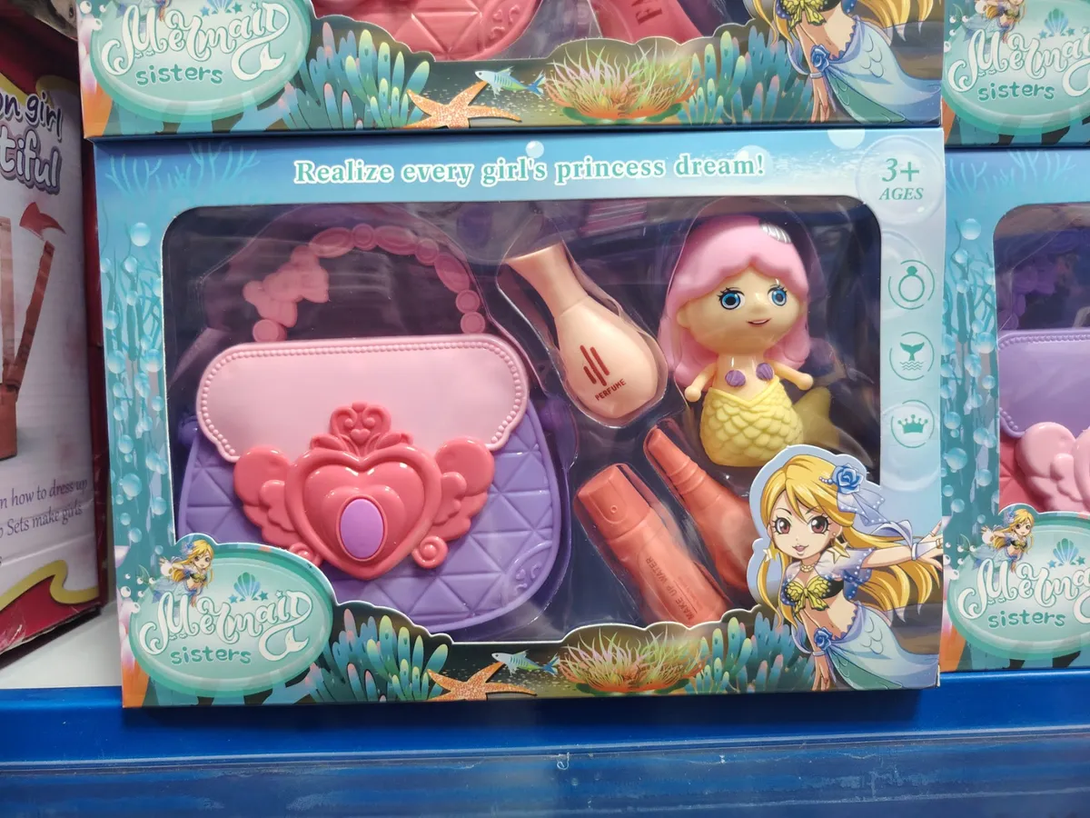 Zestaw Zabawkowy Mermaid Sisters Kosmetyczka Syrenka 3+