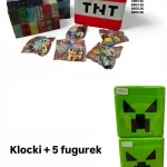 Klocki Minecraft 155PCS z figurkami Creeper TNT