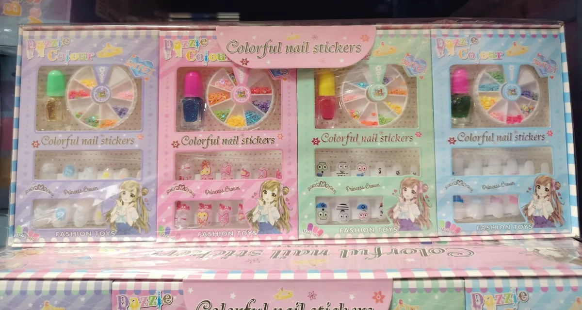 Zestaw Dazzle Colourful Nail Stickers Princess Crown