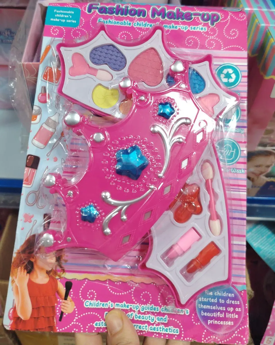Zestaw makijażowy dla dzieci Fashion Make-up różowa korona