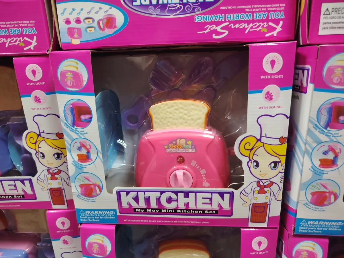My Moy Mini Kitchen Set Różowy Zestaw Kuchenny z Dźwiękiem i Światłem
