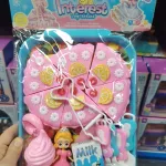 Zestaw Zabawkowy Interest Toy Series Kuchenny z Lalką Różowy