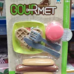 Zabawkowy Zestaw Kuchenny Gourmet Parenting Waffle Hot Dog