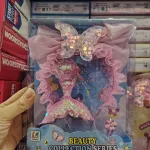Zestaw Beauty Series Labigi Różowa Syrenka Tiara Kokarda