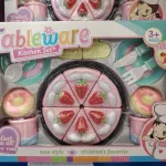 Zestaw Zabawek Kuchennych Tableware Kitchen Set 3+ Różowy