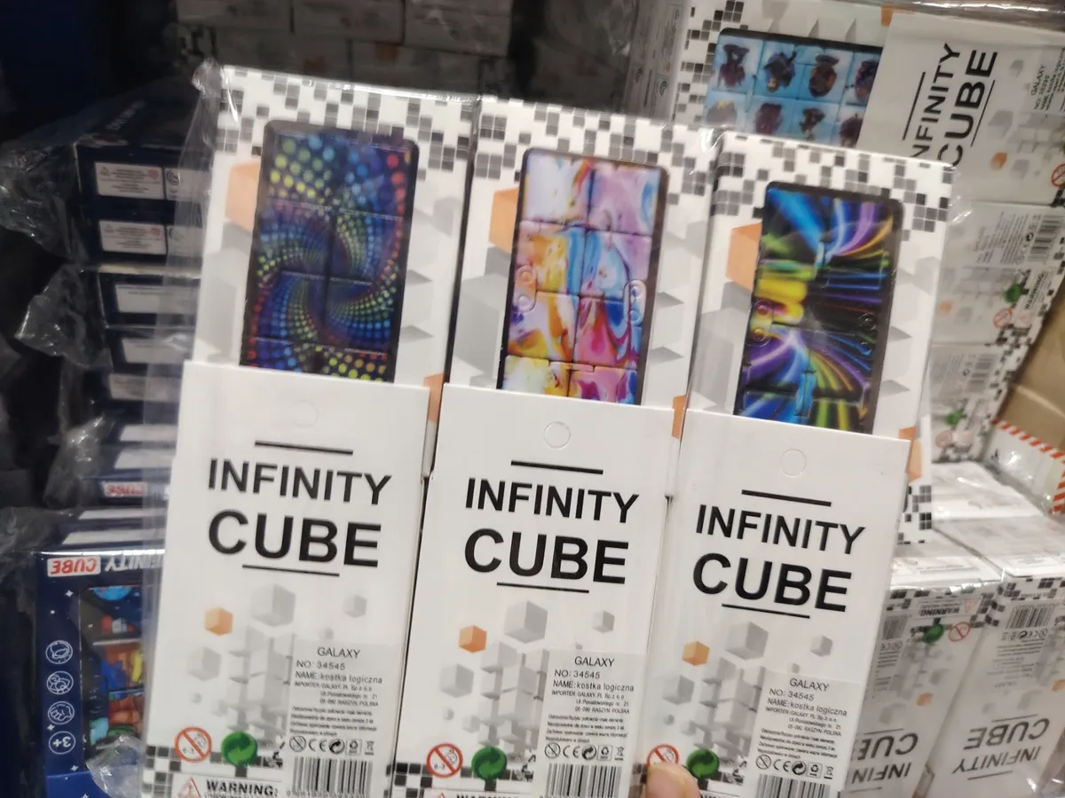 Infinity Cube Galaxy fidget toy antystresowy