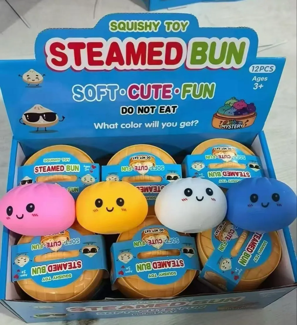Zabawka Squishy Steamed Bun Mystery Kolory 3+