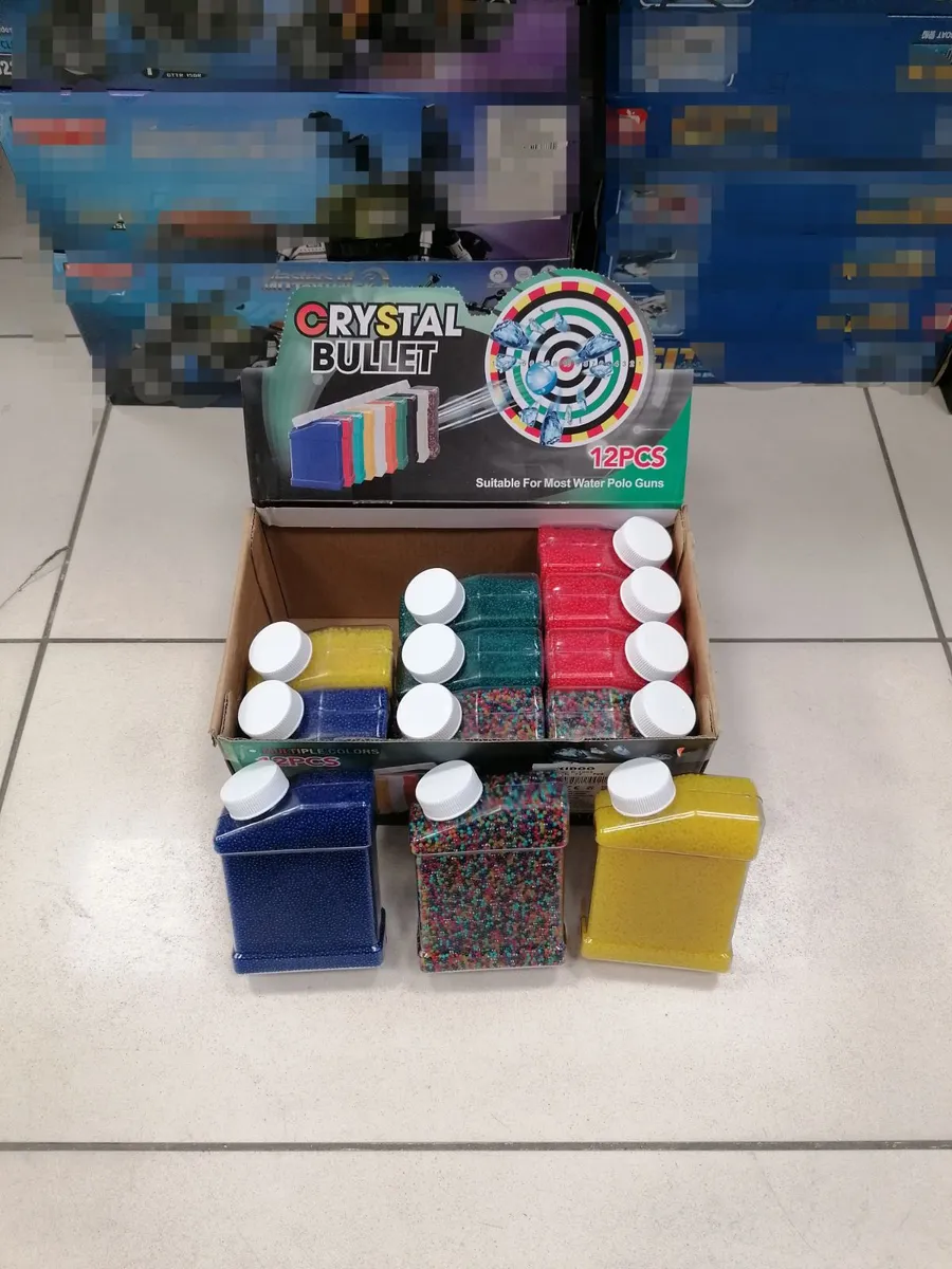 Crystal Bullet Kule do pistoletów na wodę 12 szt wielokolorowe