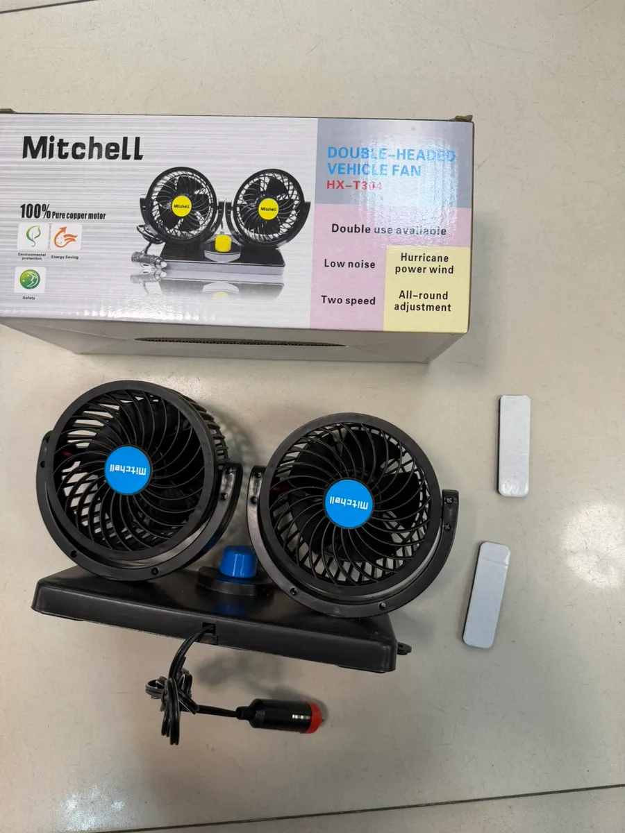 Wentylator samochodowy Mitchell HX-T34 dwugłowy 12V
