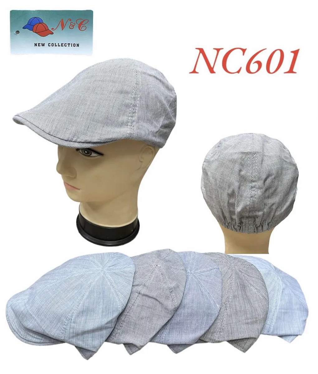 Czapki N&C NC601 Mix Szare Denimowe Newsboy