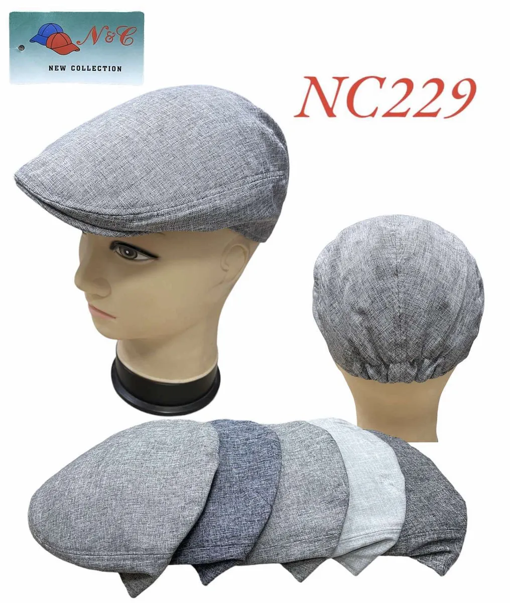 Czapki N&C NC229 Szare Tweed Mix Kolory