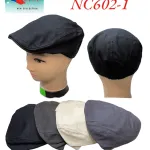 Czapki Newsboy Mix Czarna Szara Beżowa Bawełniane