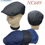 Czapki N&C Denim Mix Granatowa Czarna NC605