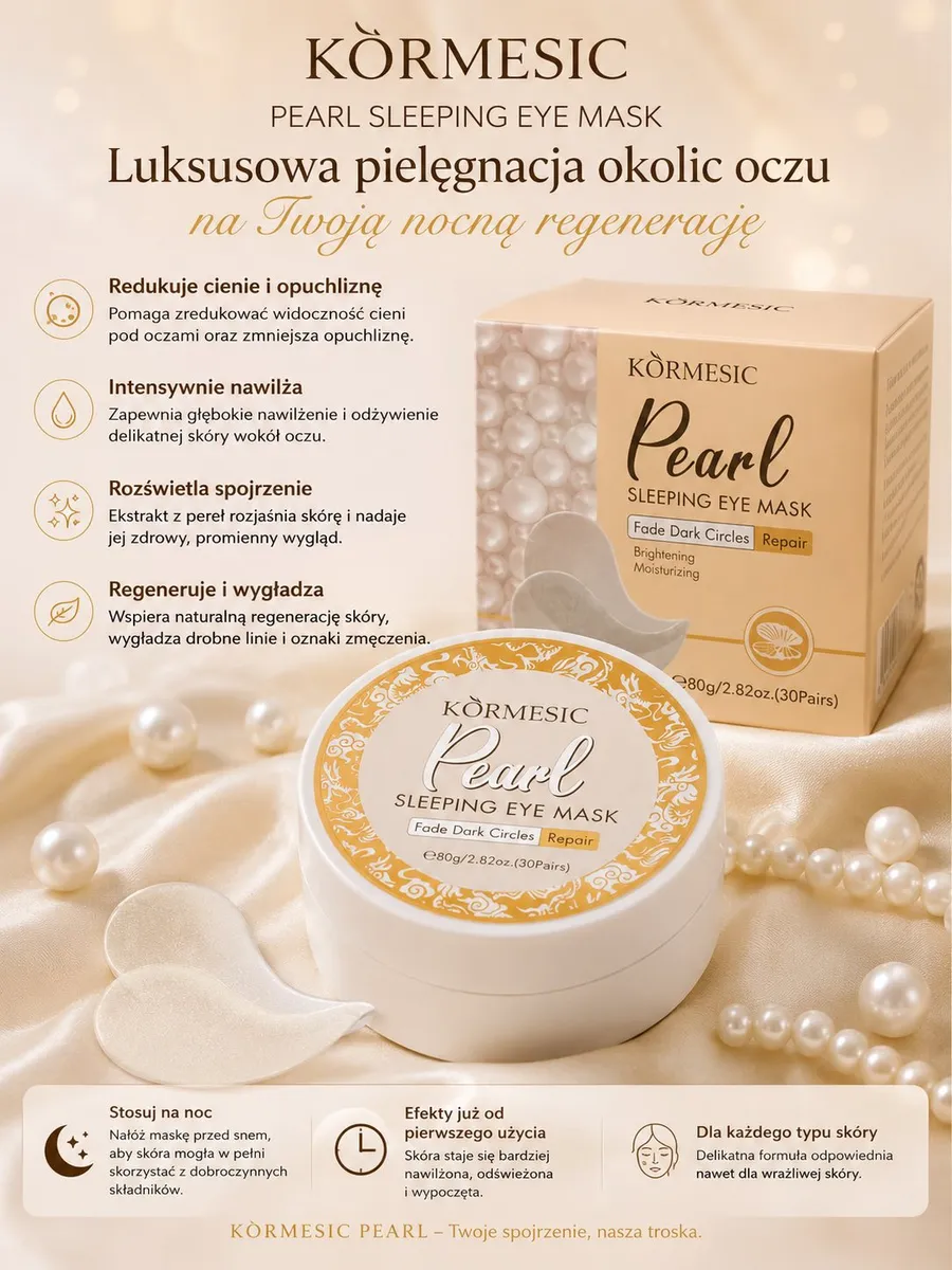 KÖRMESICIC Pearl Sleeping Eye Mask 30 par 80g