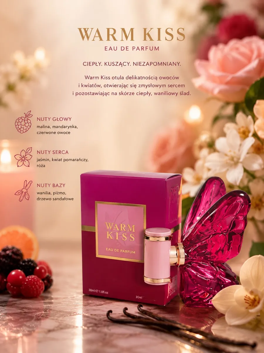 Perfumy Warm Kiss Eau de Parfum 30ml Różowe