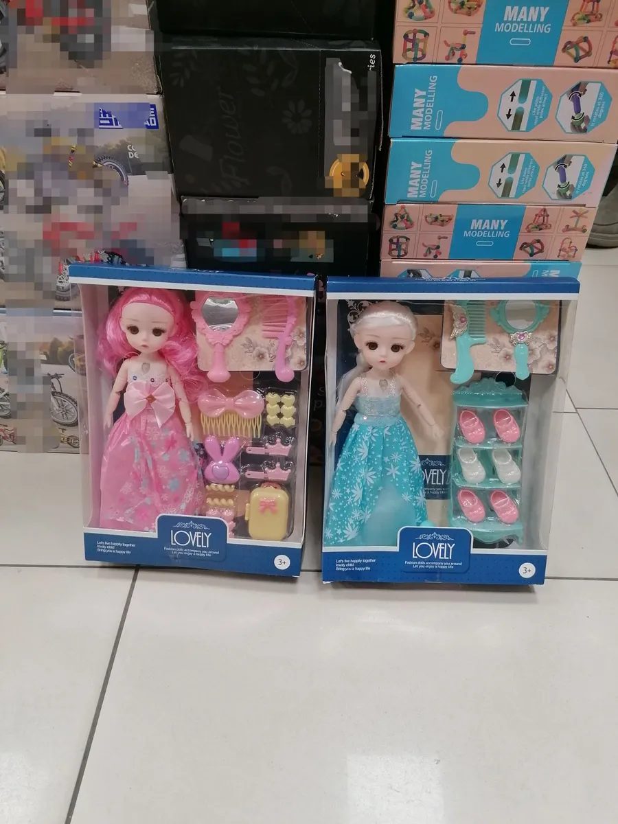 Zestaw Lalki Lovely Różowa i Niebieska z Akcesoriami 3+