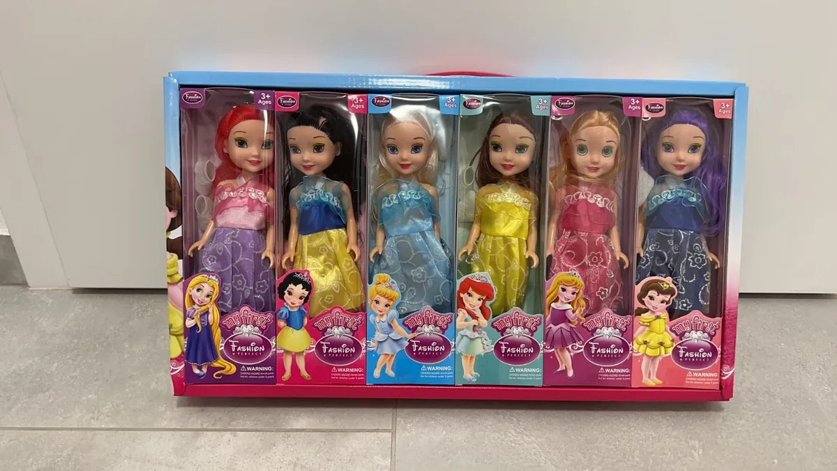 Zestaw 6 figurek My First Disney Princess 3+