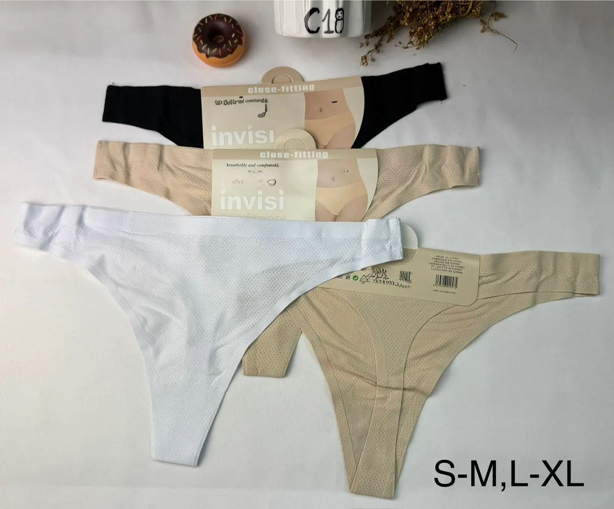Invisi Majtki Stringi Close-fitting S-M-L-XL 4 Kolory