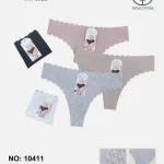 Dyanana Majtki Damskie Bawełniane S-XL Szare Różowe