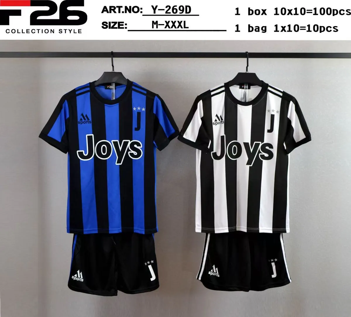 Komplet sportowy Joysys niebiesko-czarny M-XXXL