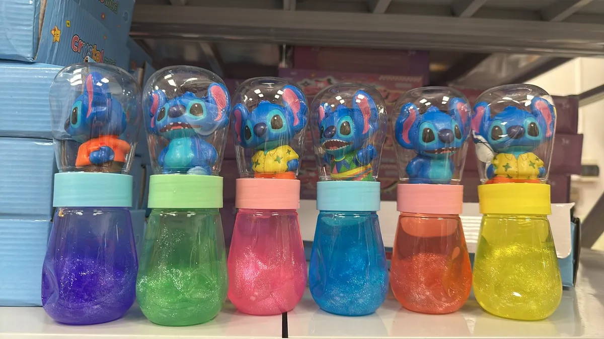 Zabawka Crystal Slime Stitch Lilo & Stitch Wielokolorowa