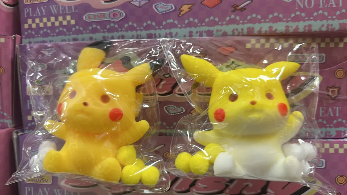 Gniotki Pikachu Żółty i Biały Antystresowe